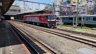 【貨物】金太郎EH500-7　コンテナ輸送　大宮駅通過