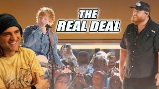 LIVE PERFORMANCE!: Ed Sheeran - Life Goes On w/ Luke Combs (American Country Music Awards Reaction)