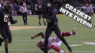 The “HARDEST” hits in NFL HISTORY!!!