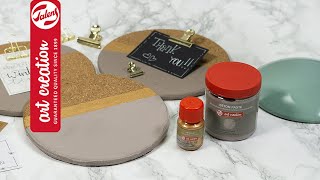 Design your own message board | How to use metallic paint and Beton Paste