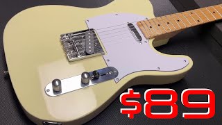 LyxPro 39” TL Series Electric Guitar UNBOXING | Up Close /Tech Specs (pickups, neck, wiring, weight)