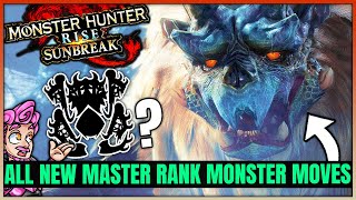 New Monsters Are INSANE in Sunbreak - ALL Secret Master Rank Attacks - Monster Hunter Rise Sunbreak!