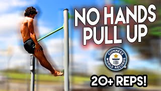 BEATING THE NO HANDS PULL UP RECORD