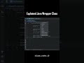 📦 Java Wrapper Class Explained #shortsfeed  #javaprogramming #coding #viral #ytshorts