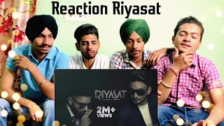 Riyasat : Navaan Sandhu Ft Sabi Bhinder | Mxrci | REACTION | Latest Punjabi Songs