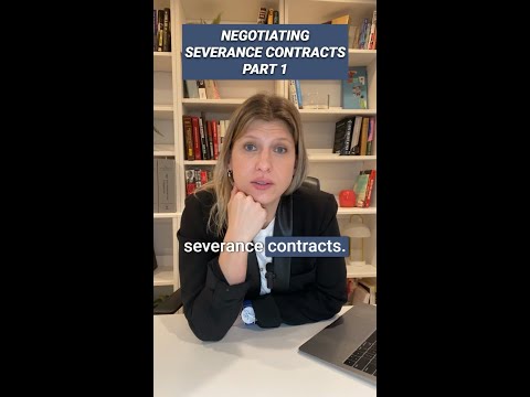 Tips for negotiating severance agreements with employment lawyer Amy Cramer