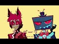 【hazbin hotel 手書き 人力】オ*ー*バ*ー*ラ*イ*ド【alastor vox】