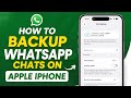 How to Backup WhatsApp Chats on Apple iPhone | English