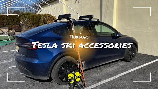 The Model Y is the perfect ski trip car with these accesories