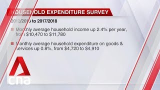 Monthly household income in Singapore rising faster than expenditure: Survey