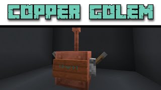 Minecraft 1.17: Copper Golem Build