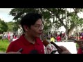 minister wong at the first car free sunday sg on 28 feb 2016