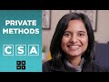 CSA: Private Methods