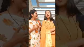 Gattimela Actress Amulya \u0026 Adya funny Instagram reels 🤣🤣 | Nisha Milana  #gattimela #shorts