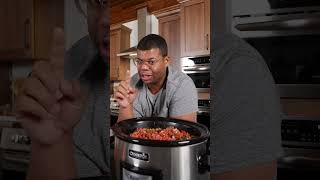 Easy crockpot chili 🥘 #easyrecipe #chilirecipe #cooking