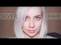 Szare Srebrne Włosy - Silver Pravana Chromasilk Vivids Farbowanie Szare Srebrne Włosy - Silver Pravana Chromasilk Vivids Farbowanie