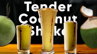 Tender coconut shake | best summer drink | Karikku shake | How to make tender coconut milkshake