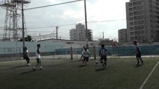 【F.C.荒川一家】2010.09.26-2 Goal No.13