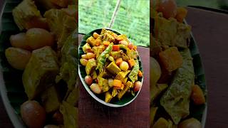 Let's make a young jackfruit pickle : polos achcharu පොලොස් අච්චාරු හදමුද ? #shorts