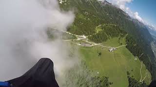 Paragliding Schlick launch, Kreuzjoch 2136m Austria