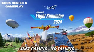 Microsoft Flight Simulator 2024 | XBOX Series X gameplay | Cargo mission with turbulence