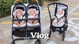 Vlog | 11개월 일란성 쌍둥이, 동생 생기다⁉️ / 귀염둥이 조카 등장 / 육아 브이로그