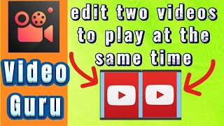 how to put two videos in one video with video maker app