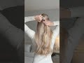 how to easy half up hairstyle ❤️ with a hair fork