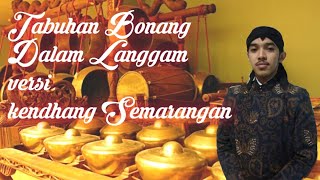 Tabuhan Bonang Dalam Langgam