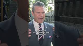 Hegseth says U.S. “position hasn’t changed on Taiwan” #shorts