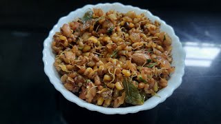 सुकि मटकी उसल बनाने की रेसिपी | सुक्की हुसलची भाजी रेसिपी | Mataki Usal Recipe