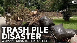 Massive trash mound piles up for months, longtime Houstonian turns to Ted