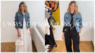 5 WAYS TO WEAR A DENIM JACKET