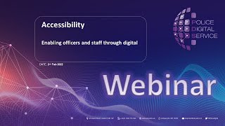 Webinar: Accessibility 2 Feb 2022