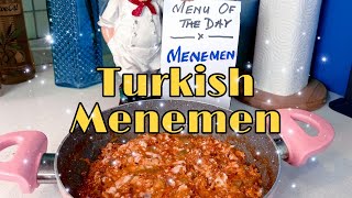 ULTIMATE TURKISH BREAKFAST - MENEMEN 🍅🌶🍳 | ENGLISH SUBTITLES | #Menemen #breakfastrecipe