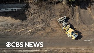 Heavy rains cause mudslides around fire-ravaged Los Angeles