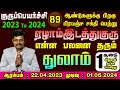 Guru peyarchi 2023 in tamil | Thulam Rasi | குரு பெயர்ச்சி பலன்கள் 2023 துலாம் | Libra