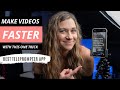 Record videos of yourself FAST! Best teleprompter app tutorial