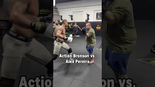 Alex Pereira spars Action Bronson ahead of UFC 313