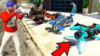 Stealing Rare Super Bikes With Chop Shinchan Pinchan In GTA V