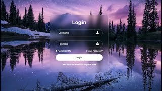 Login Form with HTML & CSS | No JavaScript 🎨