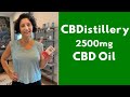 CBDistillery 2500 mg CBD Oil Review