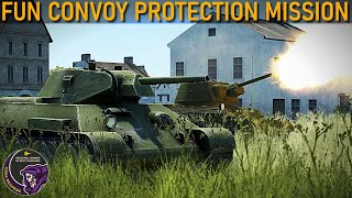 Fun Mission To Protect Ground Convoy | IL-2 Sturmovik