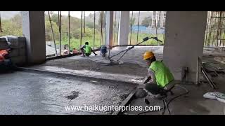 Tremix concrete flooring in Thane / VDF Flooring / Puranik Tokyo / Haiku Enterprises