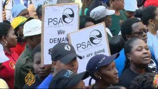 S Africa's main trade union stages nationwide strike