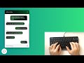 ASMR Programming - Animated Chat Box UI Design - No Talking