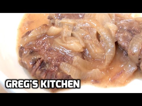 BRAISED STEAK AND ONIONS - HowTo Recipe - Greg's Kitchen BRAISED STEAK AND ONIONS - HowTo Recipe - Greg's Kitchen