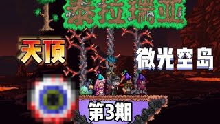 第3期，天顶微光空岛，这克眼我真服了【A教授-泰拉瑞亚】