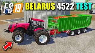 BELARUS 4522 Tractor Test - FS19 Canadian Farm Map 5