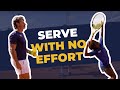 How to serve without any effort?